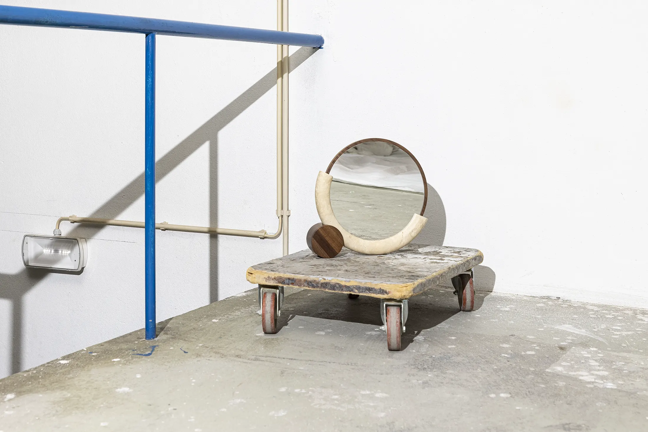 Inner Circle Mirror - Minimalistic and sophisticated mirror with a sleek circular design, symbolizing unity and harmony. Adds a contemporary touch to any room. Reflects personal style and taste.